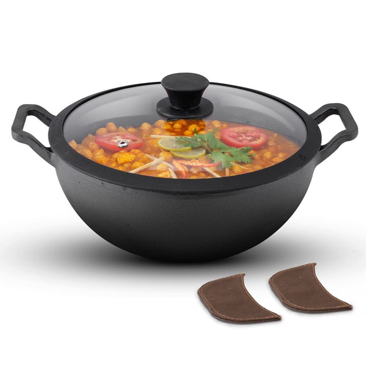 AGARO Royal Cast Iron Kadai 4.3L — AGARO product photograph