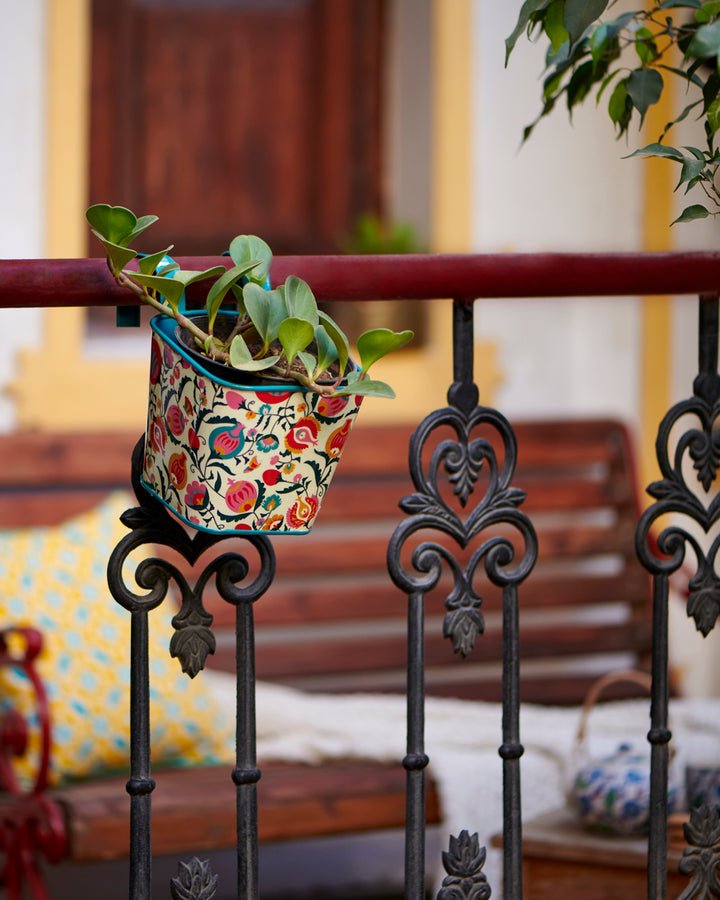 Chumbak Boho Branches Square Hanging Planter — Chumbak product photograph