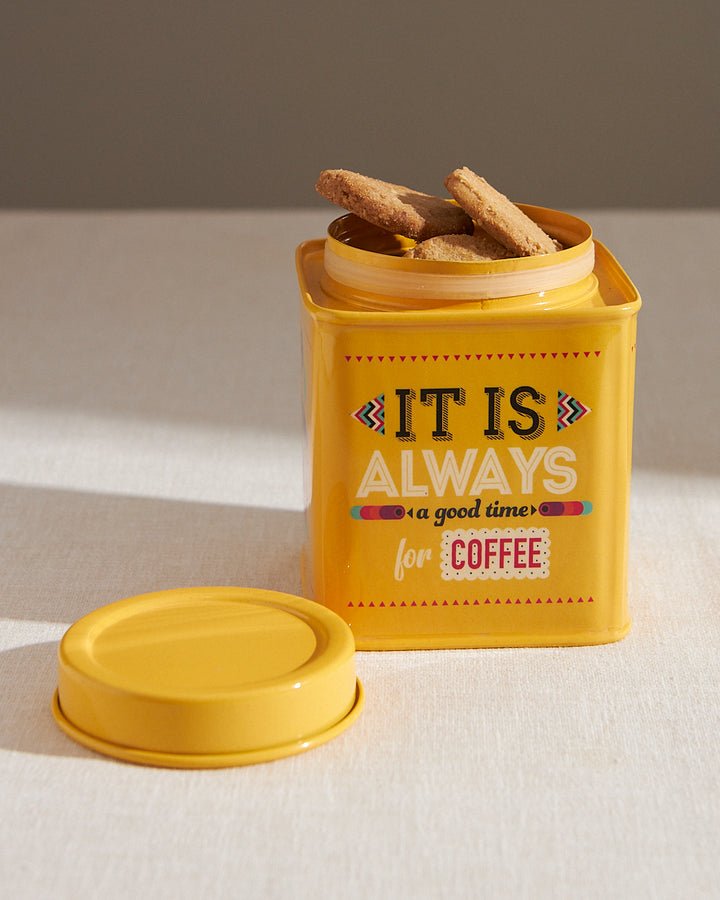 Chumbak Coffee Time Storage Tin — Chumbak product photograph