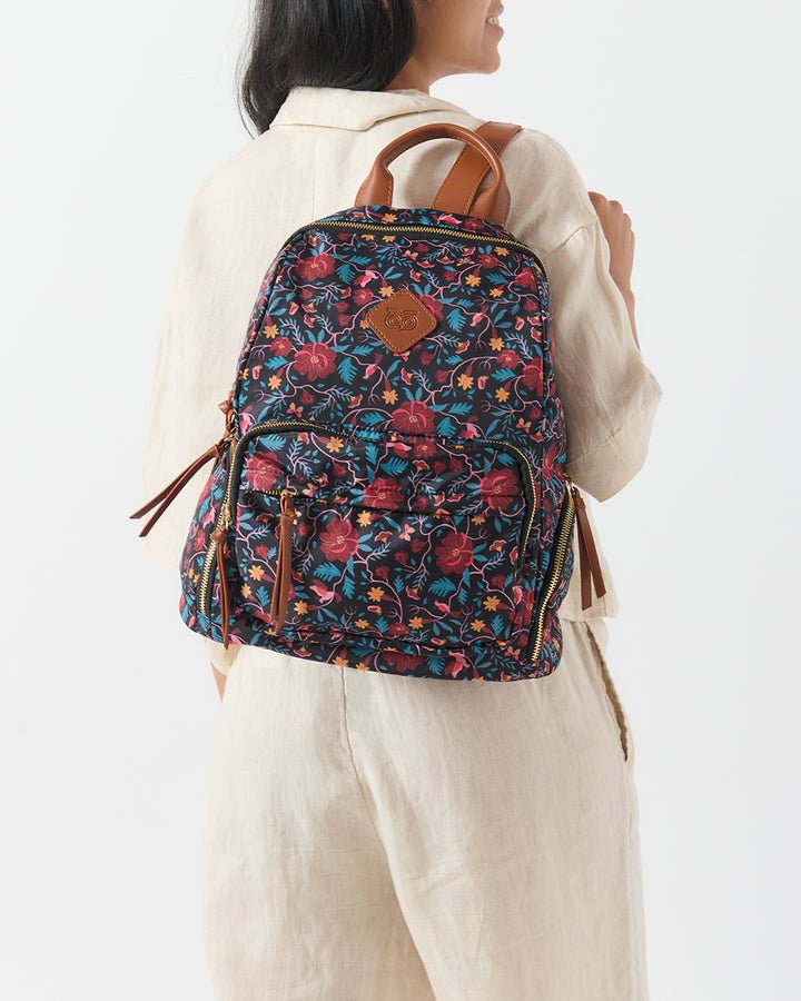 Chumbak Floral Vines Printed Backpack — Chumbak product photograph