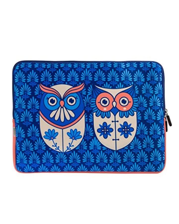 Chumbak Flower Owl Laptop Sleeve 13.3-inch — Chumbak product photograph