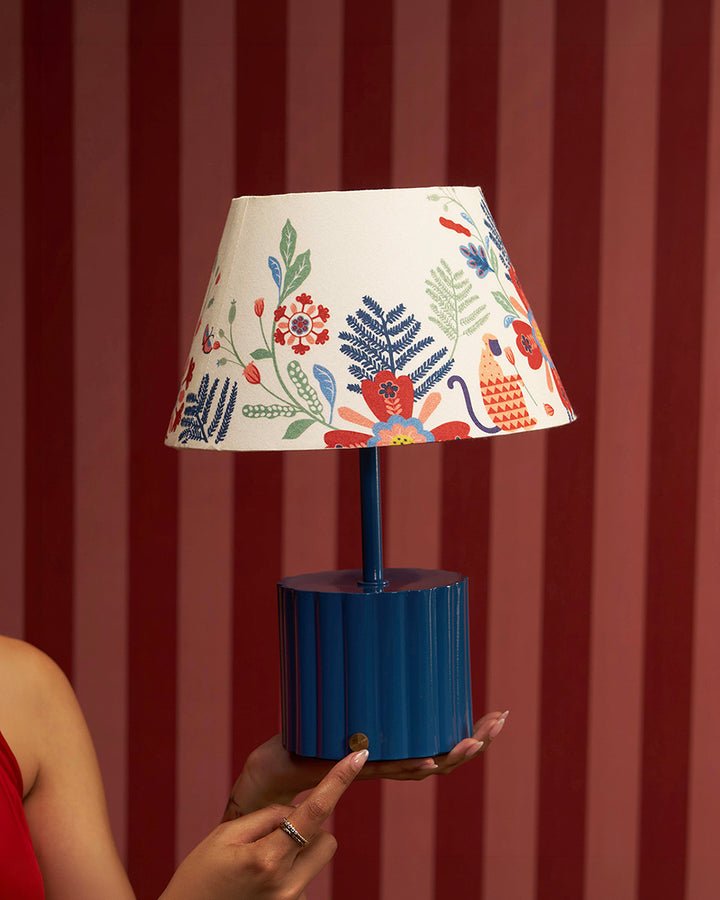 Chumbak Forest Bloom Conical Table Lamp — Chumbak product photograph