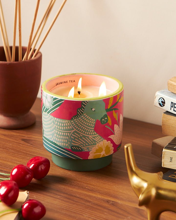 Chumbak Jasmine Tea Soy Candle Large — Chumbak product photograph