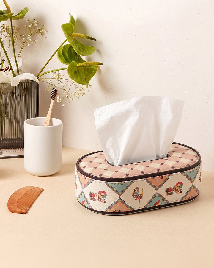 Chumbak Jungle Jigsaw Tissue Box — Chumbak product photograph