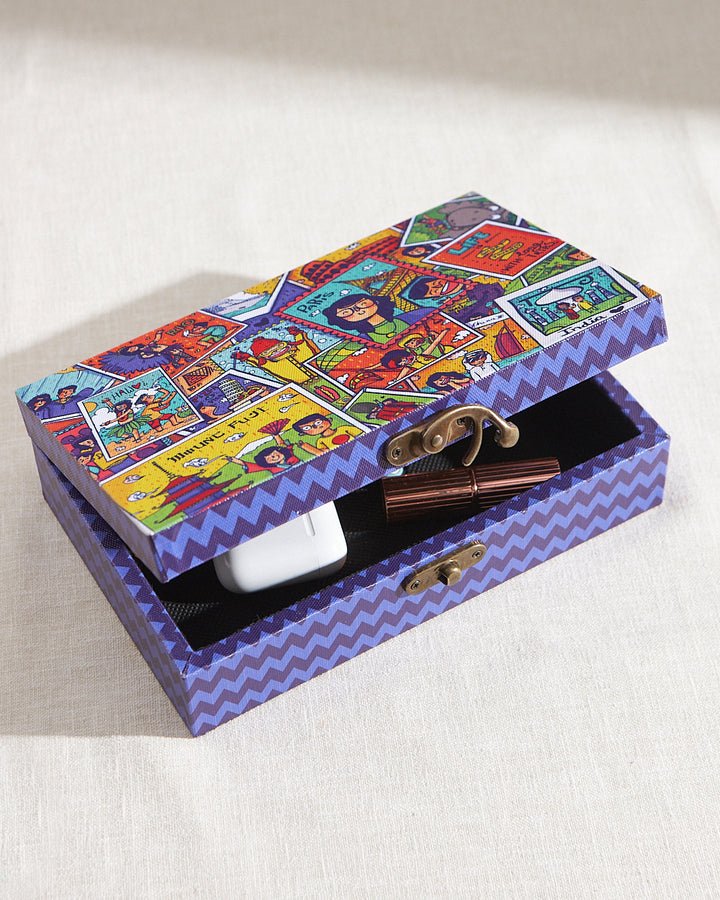 Chumbak Live To Travel Storage Box — Chumbak product photograph