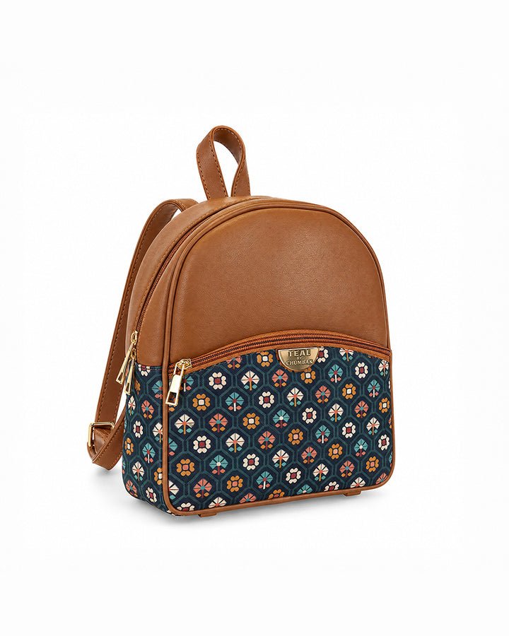 Chumbak Pixel Flower Mini Backpack — Chumbak product photograph