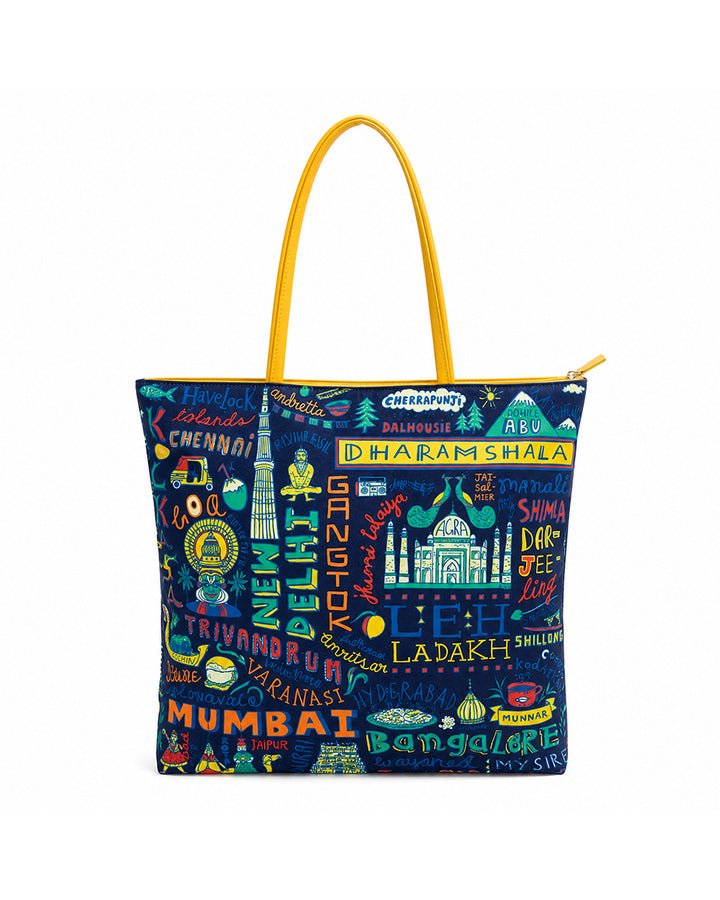 Chumbak Travel Diaries Tote Bag — Chumbak product photograph