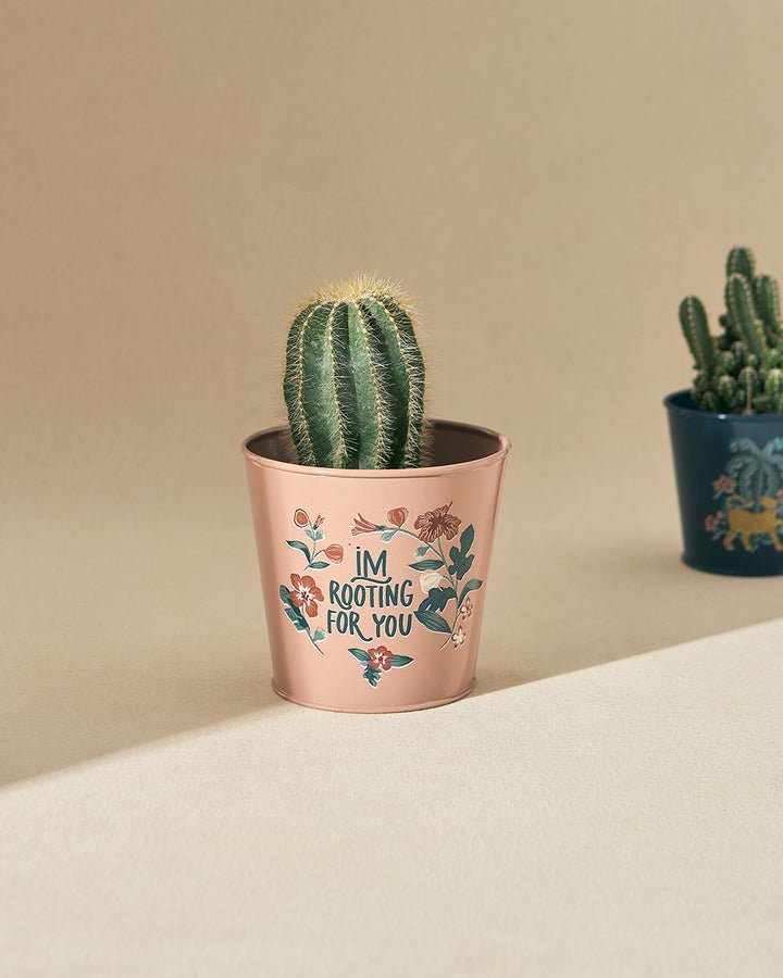 Chumbak Wildflower Metal Planter — Chumbak product photograph