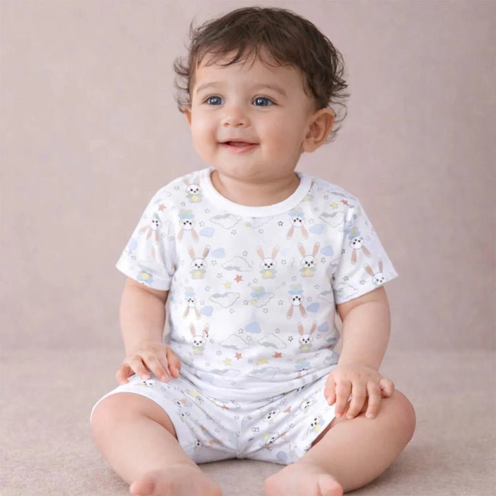 Moms Home Bunny T-shirt & Bottom Set, 6–12 Months — Moms Home product photograph