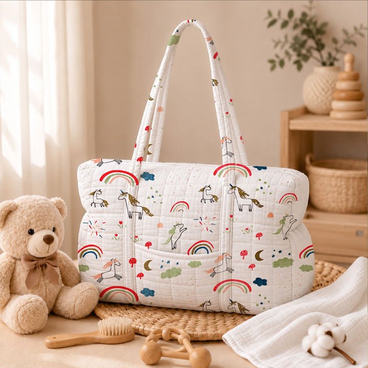 Moms Home Unicorn Diaper Carry Bag — Moms Home product photograph